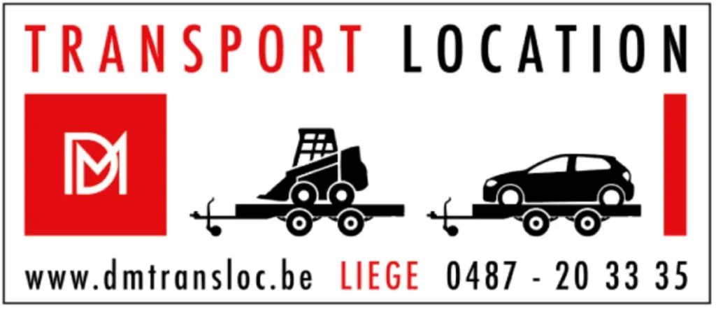 Dmtransloc Logo, Transport De Véhicules, Plateau Remorque, Dmtransloc.be